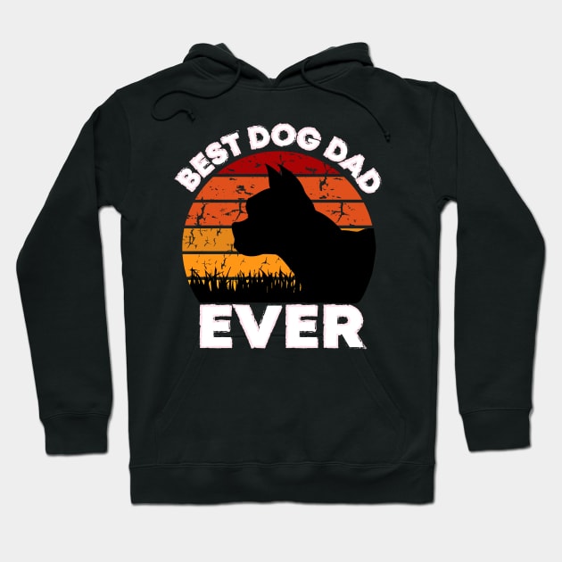 Best Dog Dad Ever Hoodie by potch94